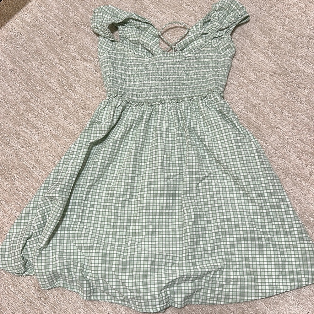 free people gingham dress